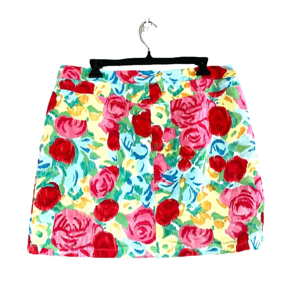 Women's Floral Talbots Summer Skirt 14